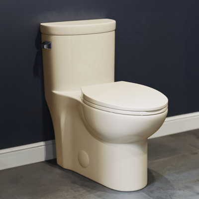 Toilette allongée monobloc à poignée gauche Sublime 1,28 gpf