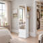 Armoire à bijoux rotative 4 en 1 avec miroir pleine grandeur pour chambre à coucher-1023210407