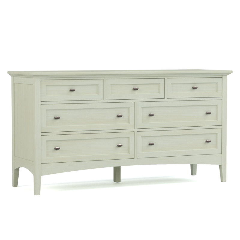 Origins 7 - Drawer Solid Wood Dresser, Bronze
