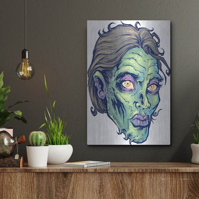" Zombie Pattern Head 05 " by Flyland Designs