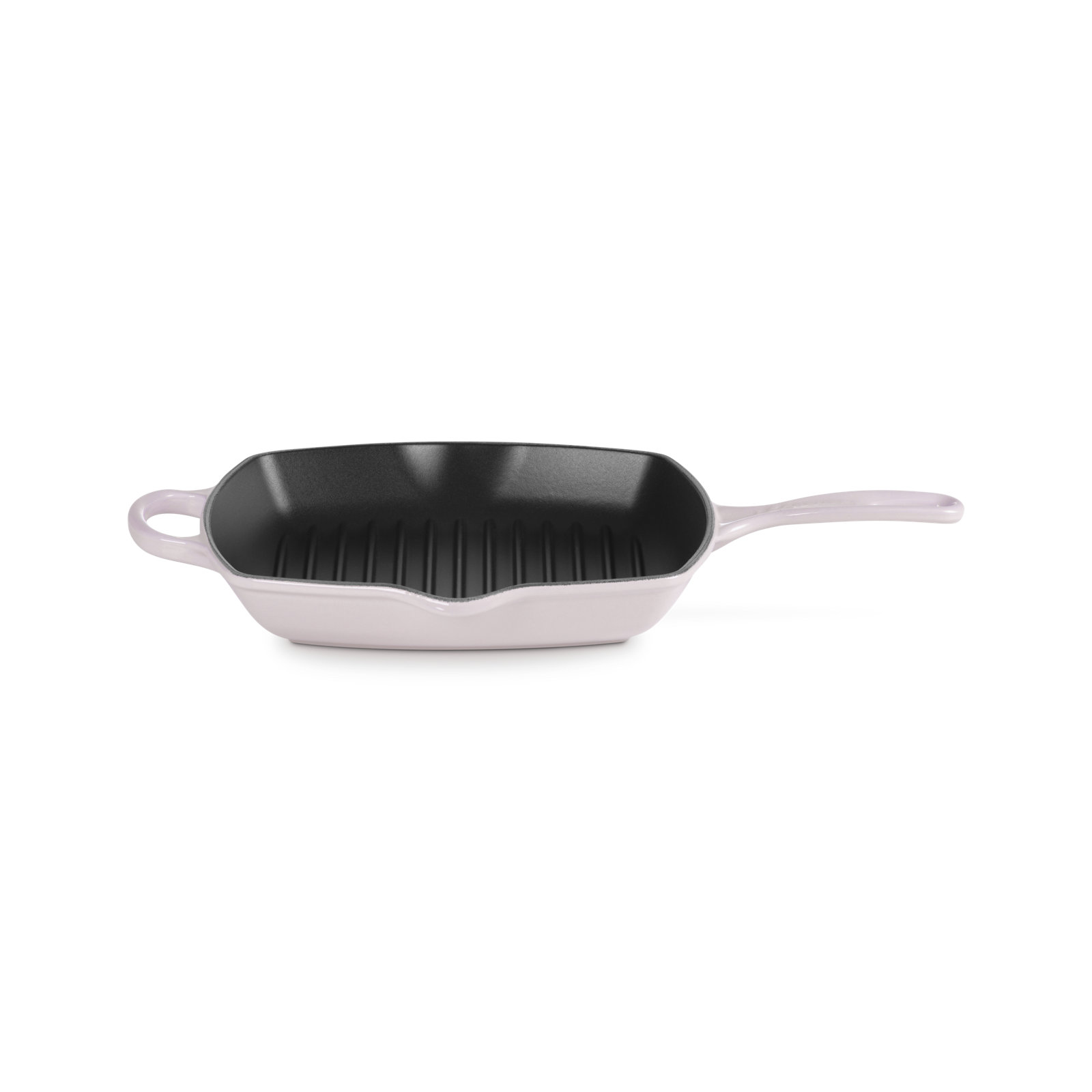 Le Creuset Signature 10" Skillet Grill, Shallot/Black
