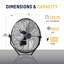 Ventilateur mural haute vitesse Newair-89206889