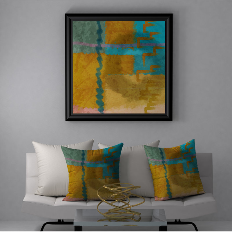  Housse et insert de coussin carré charmant, 20" H x 20" W