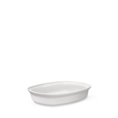 Hammershøi Ovenproof Dish - 12.6" X 9.4" White