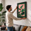 Potted Monstera Botanical - Framed Print-276139225-276139205