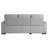 Upholstered 91.5 " L-Shaped Sofa & Chaise-1625988491