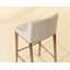 Dionne Upholstered Stool with Metal Frame-1174693918