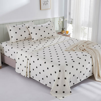Ensemble de draps en coton 100% sergé à densité de tissage 200 fils Clark