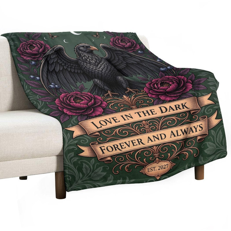 Jeté Black Eagle avec flanelle de luxe, couverture douce et chaude pour le canapé-lit du salon, 30 po x 40 po