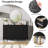 Fluted Wood Dresser 6 Drawers Dresser-1563666967