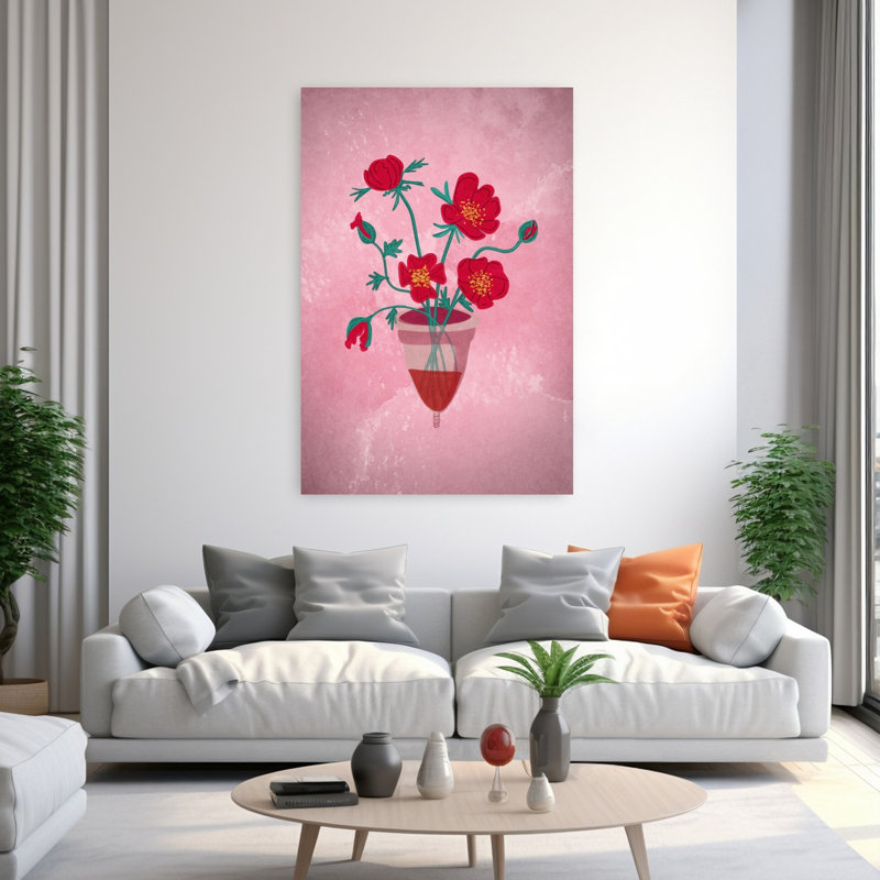 Art contemporain contemporain, H 60 po x l 40 po