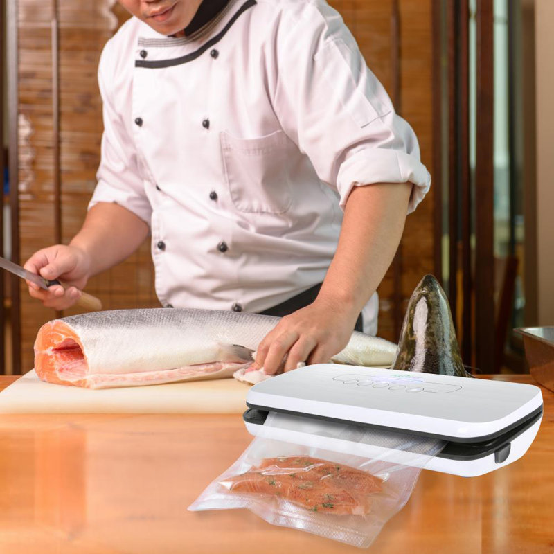 NutriChef Automatic Food Vacuum Sealer, Silver