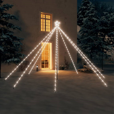 LED Tree Light Xmas Waterfall Tree Light Christmas Lighting Ornament