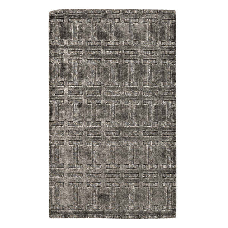 Hand Woven Cotton and Wool Geometric Area Rug