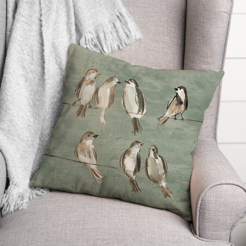 Coussin intérieur / extérieur Birds On A Wire