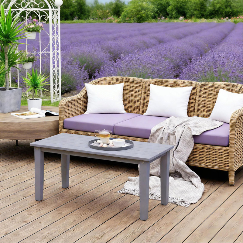 Table d'extérieur, table basse d'extérieur, Gris