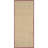 Debroh Natural / Red Fiber Seagrass Solid Color Rug-938499775