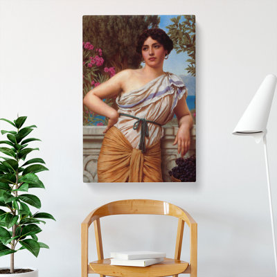 Reverie by John William Godward - Wrapped Canvas Painting