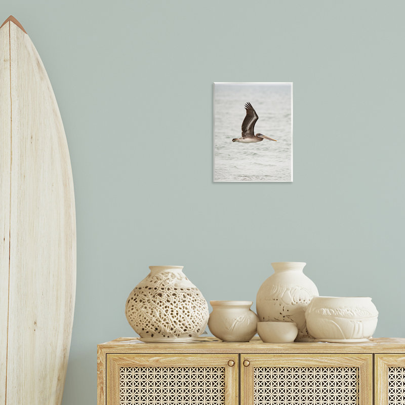  Pélican sur mer, art mural par Crystal Lynn Collins