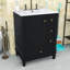 Armoire de meuble-lavabo autoportante en bois avec plateau en céramique et 3 tiroirs-1603205034