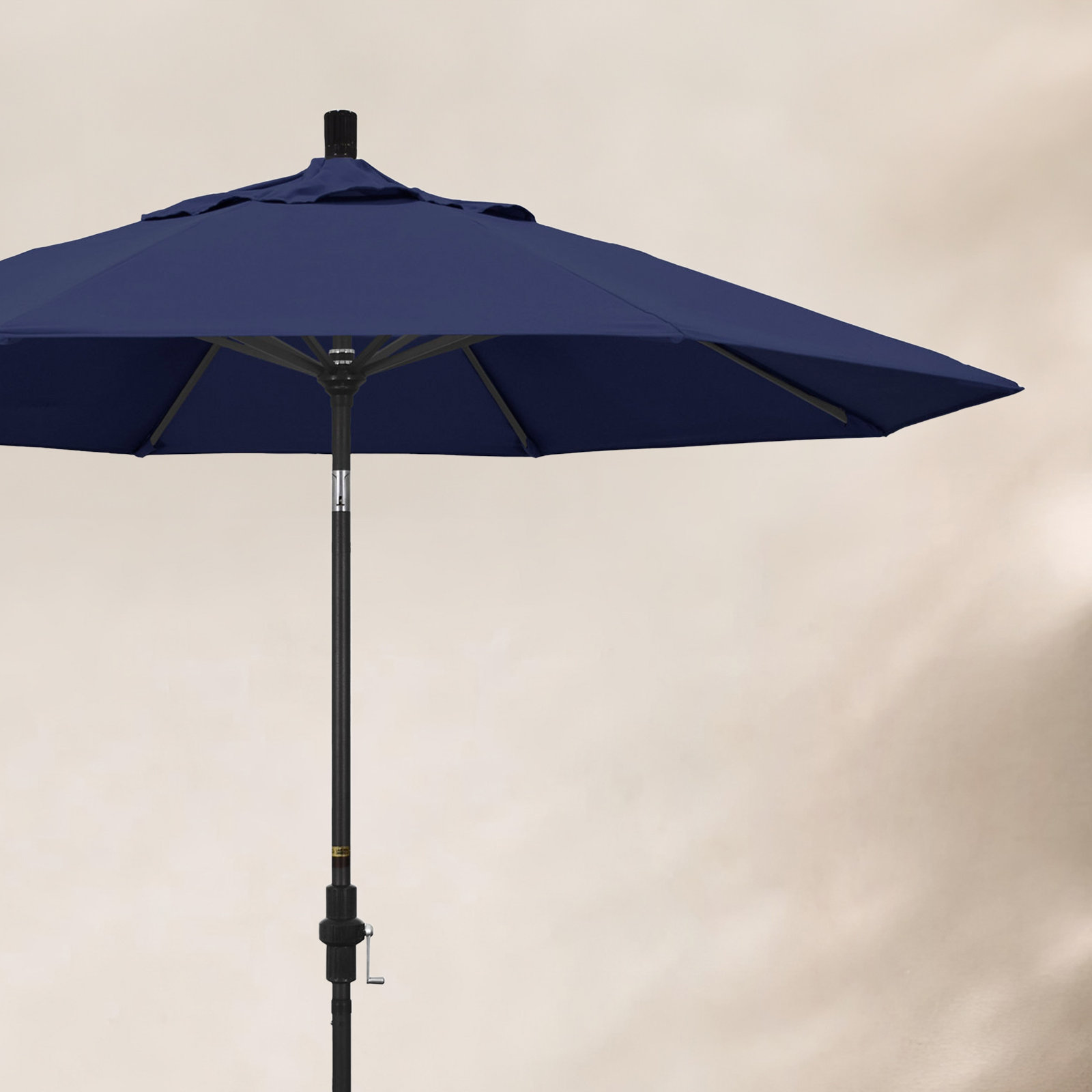 Romany 108'' Outdoor Umbrella, Navy Blue- Olefin