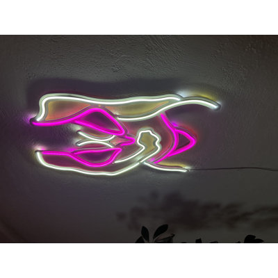 Bikini Girl Metal Neon Sign, Neon Wall Decor, Girl Neon Wall Sign, Lady Neon sign, Mancave Led Sign, Bedroom Neon Decor, Neon Schild, Woman body Neon Sign (Without Remote Control)