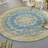 Blue Cahuita Indoor/Outdoor Traditional Rug-1727498425