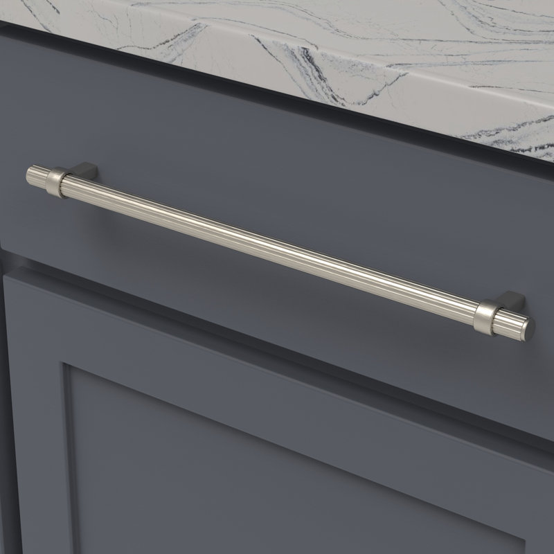 Sinclaire Bar / Handle Pull, 12, Satin Nickel, 0.75