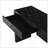 Curved Console Table With Storage, Wooden Entryway Table With 2 Drawers, Farmhouse Rustic Console Tables For Entryway, Hallway, Living Room, Distressed Black-605456964