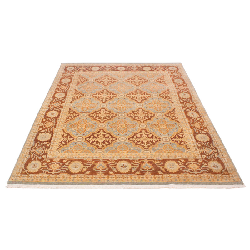 Haak One-of-a-Kind 7'9" X 9'10" New Age Wool Area Rug in Light Gray