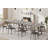 70.9" Large Dining Room Table for 6, Rectangular Kitchen Table with Heavy Duty Metal Legs, Farmhouse Wooden Dining Table for Big Family-1291255004