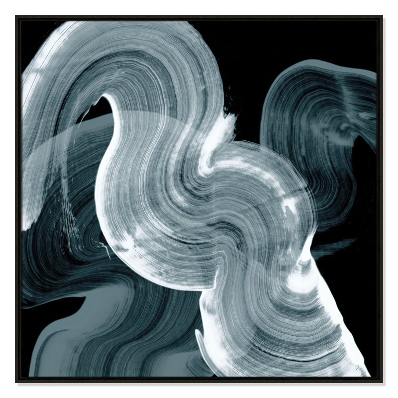 «Swirl II Print» par Casa Fine Arts, Espresso, H 37,5 po x l 37,5 po