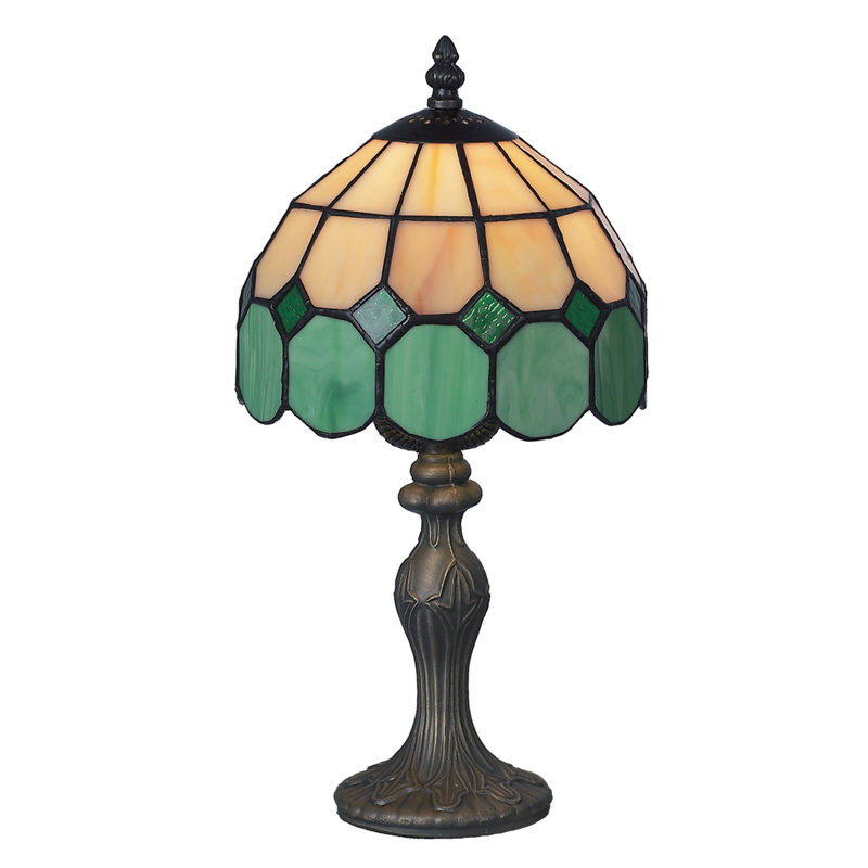 Springport Table Lamp, Beige/Green