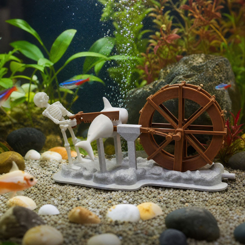 Ornement d'aquarium squelette de poisson Dage Apparel