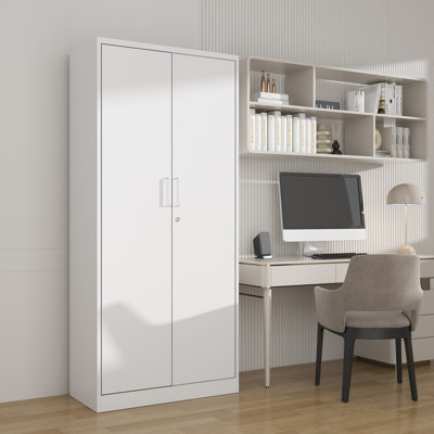 Delvale Steel Single Storage Cabinet ( 70.87'' H x 31.5'' W x 15.7'' D)