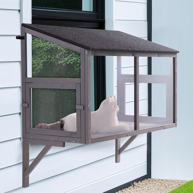 Prévient les pertes d'air conditionnées, résistant aux insectes Cat Catio