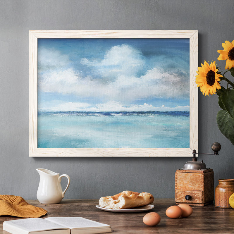 «Caribbean Clouds», reproduction sur toile, Blanc, H 28 po x l 42 po x P 1,5 po