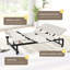 Base de lit grand format avec inclinaison électrique - Gris pour un repos optimal Gris ergonomique, repose-pieds réglable à 60 ° et 40 ° et télécommande sans fil