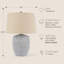 Lampe de table Claude Grid