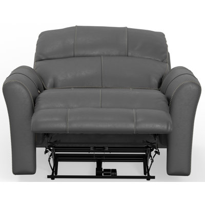 Fauteuil inclinable électrique en cuir fleur Seibert avec appui-tête réglable Seibert