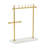 Marble Gold Jewelry Stand with Rectangular Base