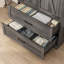 Armoire 2 portes avec 2 tiroirs et tringle-955239155