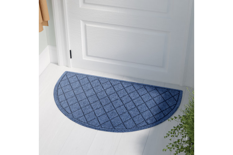 Ainaro Aqua Shield Argyle 39 in. x 24 in. Non-Slip Outdoor Door Mat