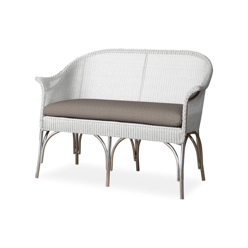 All Seasons Outdoor 2 - Seat, White, Bamboo Bay Sky
