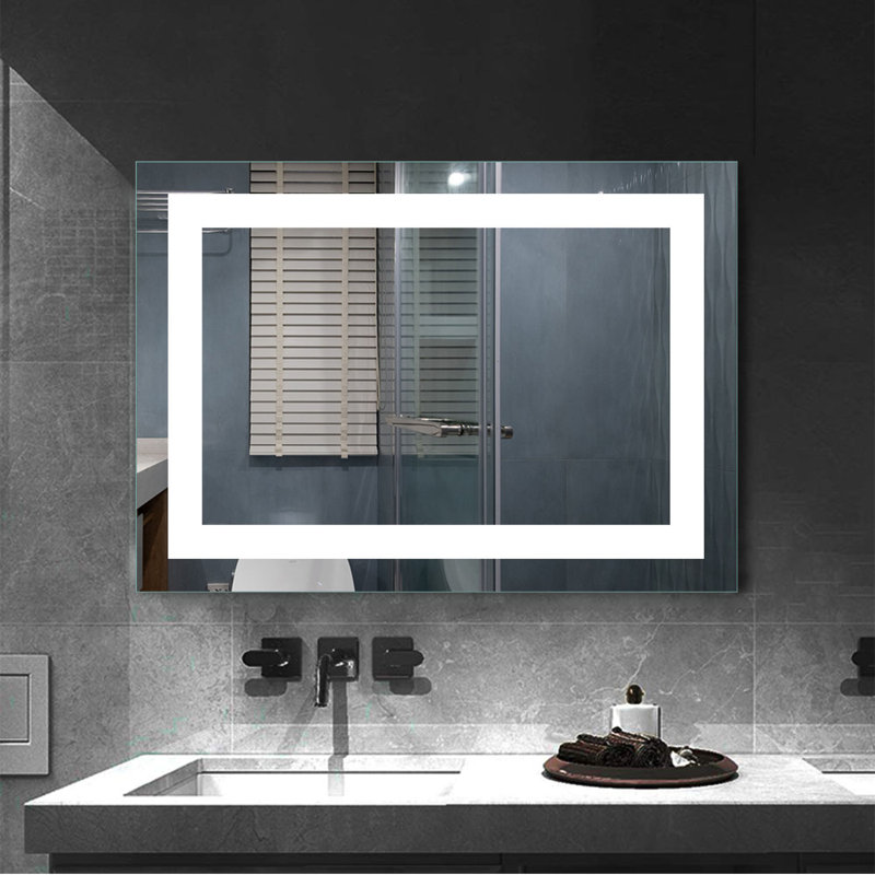 Miroir de salle de bain Ippolito, 30 po x 36 po