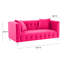 Doyon Velvet Loveseat-1416403329