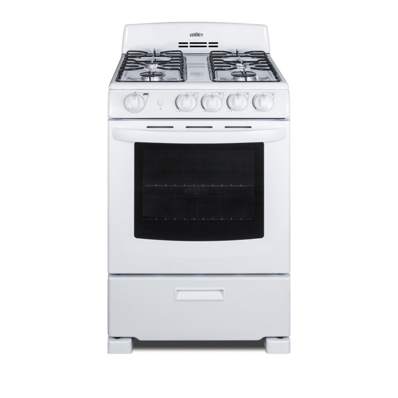Cuisinière à gaz 24 po sur pied