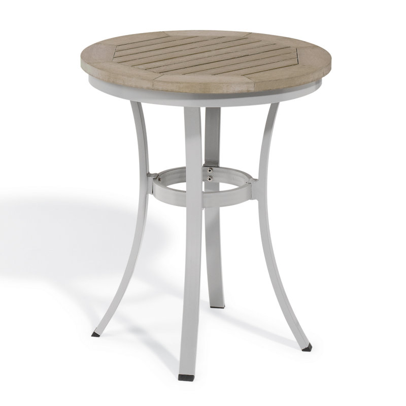 Travira Bistro Table, 24" L x 24" W, Tekwood Vintage