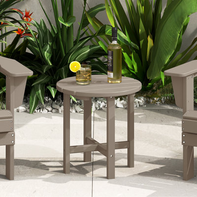 Geoff Salvo 18" W Round Outdoor Side Table
