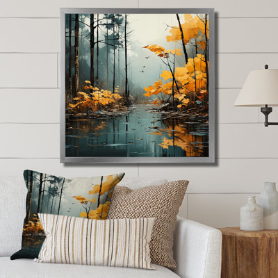 «Autumn Forest Solitude I» sur toile